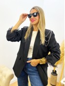Blazer Joya negra