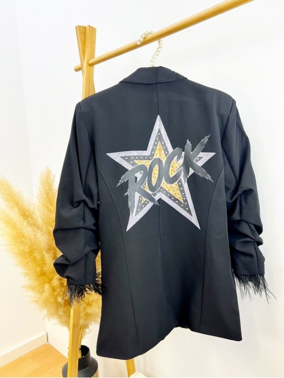 Blazer Joya negra