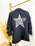 Blazer Joya negra