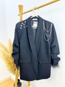 Blazer Joya negra