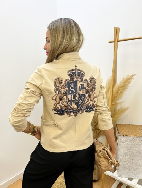 Chaqueta Joya Napoleónica beige