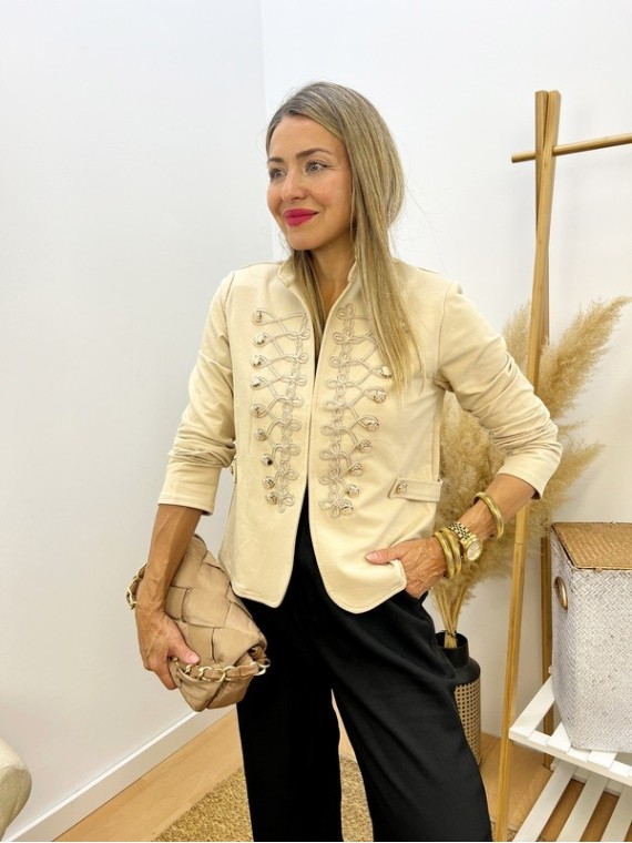 Chaqueta Joya Napoleónica beige