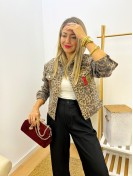 Cazadora Joya print