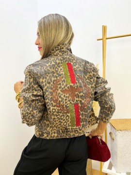 Cazadora Joya print