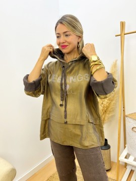 Sudadera Metalizada
