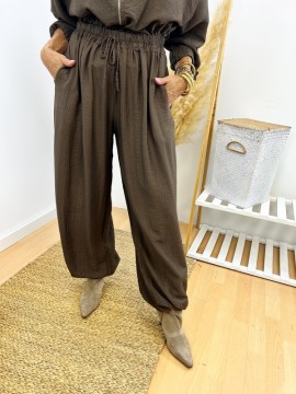 Pantalón Fluido abullonado