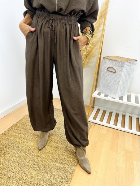 Pantalón Fluido abullonado
