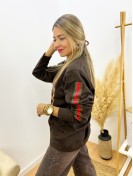 Sudadera Joya marrón