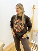 Sudadera Joya marrón