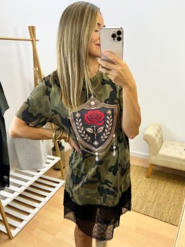Vestido Joya militar