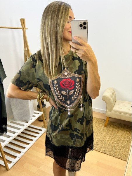 Vestido Joya militar