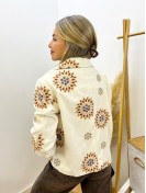 Chaqueta Bordados beige