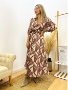 Vestido Camisero estampado