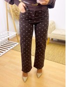 Pantalón Lunares marrón