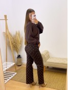 Pantalón Lunares marrón