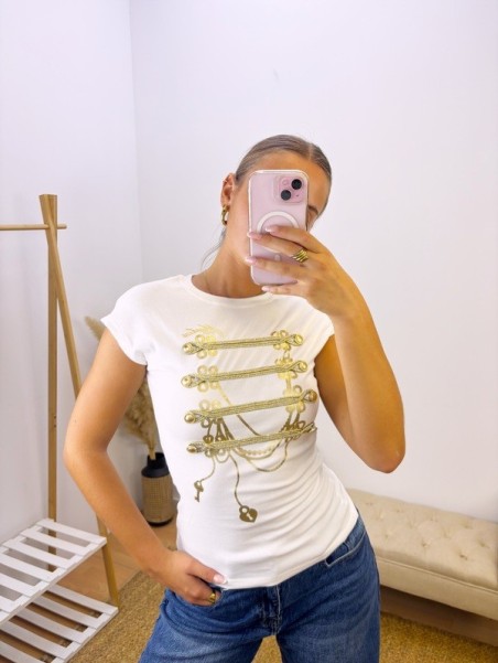 Camiseta Glam blanca