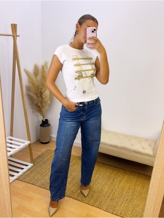Pantalón Barrel vaquero
