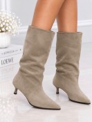 Bota Alta Beige
