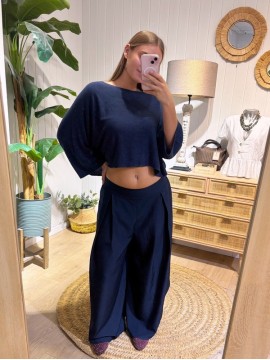 Pantalón Traje Marino