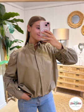 Chaqueta Globo Camel