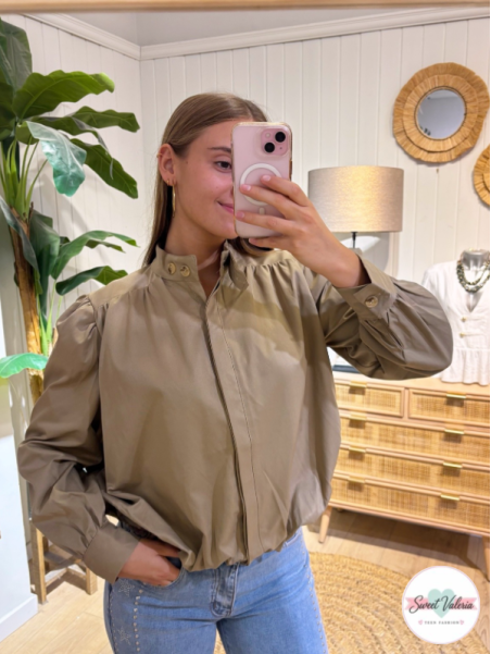 Chaqueta Globo Camel
