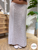 Falda Lentejuelas Beige