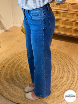 Pantalón Vaquero Tachuelas