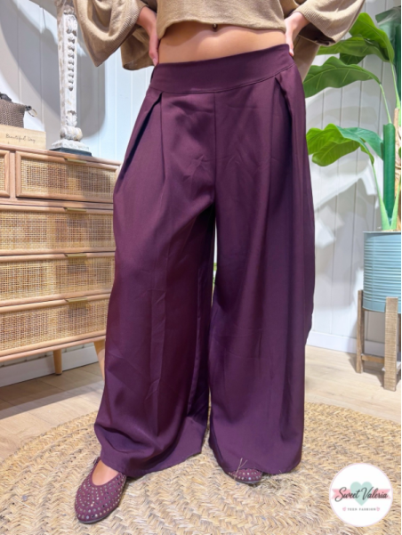 Pantalón Traje Granate