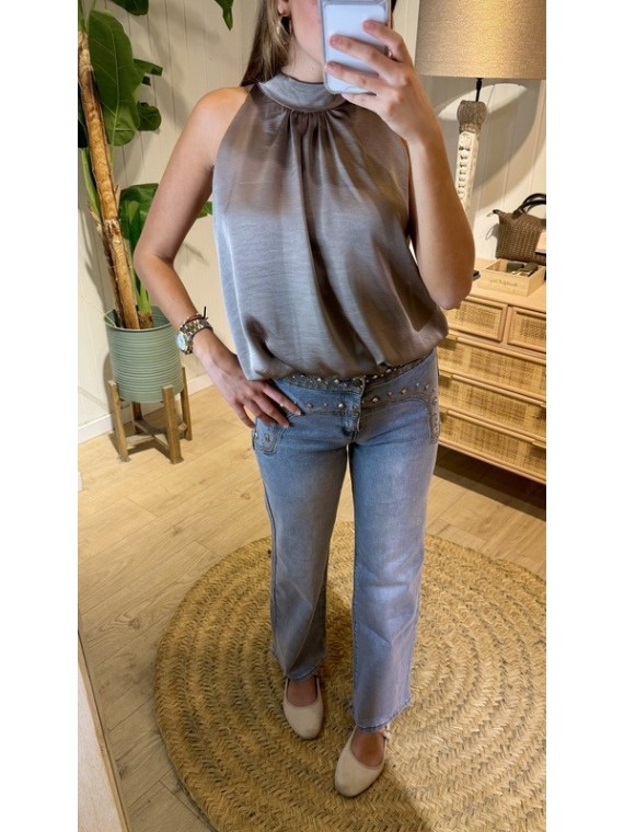Pantalón Vaquero Gris