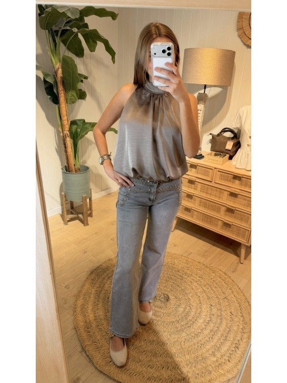 Pantalón Vaquero Gris