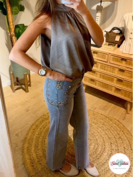 Pantalón Vaquero Gris