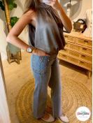 Pantalón Vaquero Gris