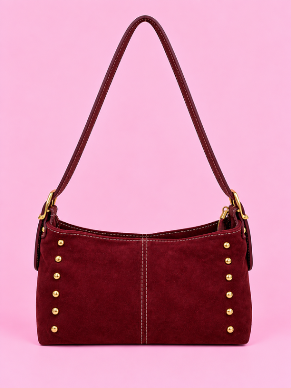 Bolso Tachuelas Granate