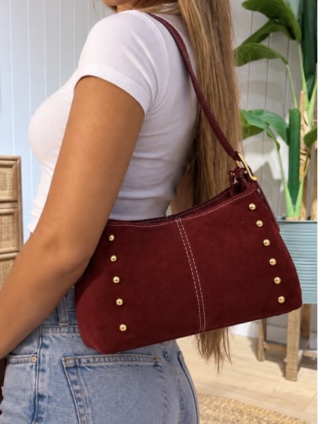 Bolso Tachuelas Granate