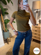 Top Cuello Alto Verde