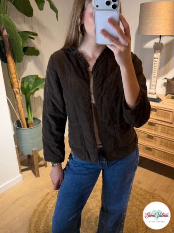 Chaqueta Algodón Marrón