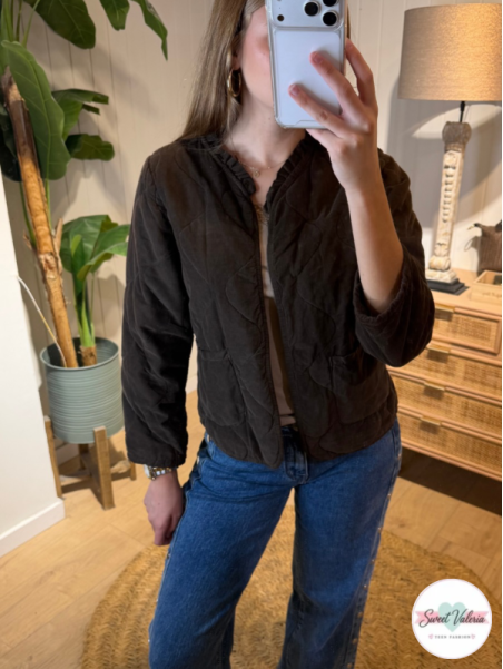 Chaqueta Algodón Marrón