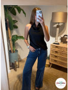Top Halter Negro