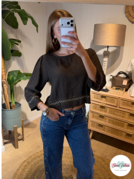 Blusa Gold Marrón