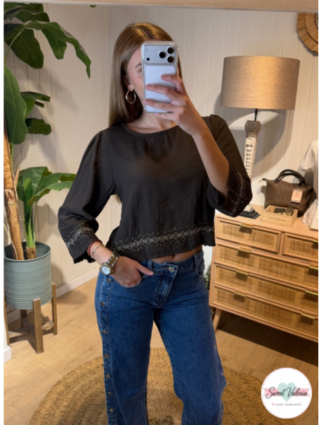 Blusa Gold Marrón