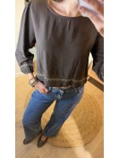 Blusa Gold Marrón