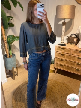 Blusa Gold Gris
