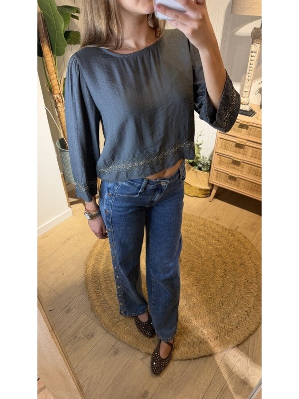 Blusa Gold Gris
