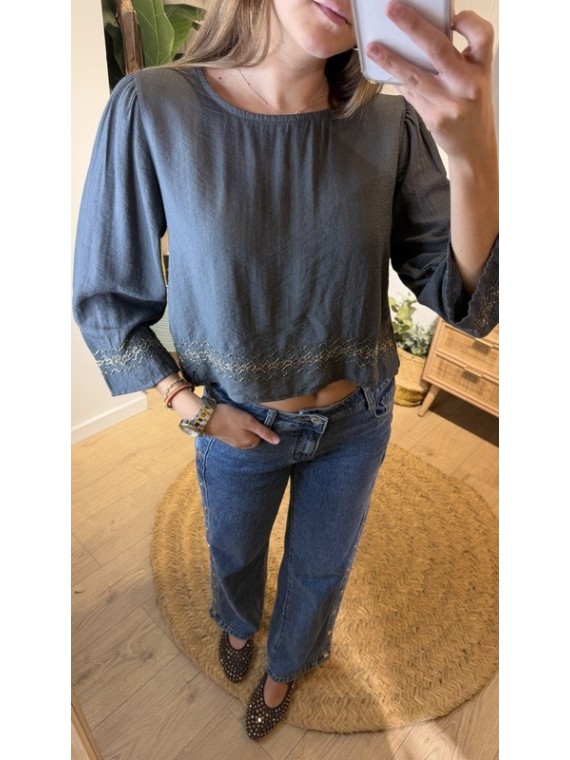 Blusa Gold Gris