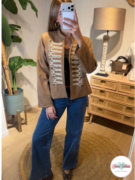 Chaqueta Napoleón Beige