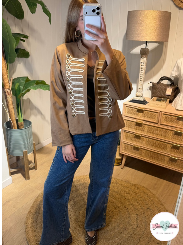 Chaqueta Napoleón Beige