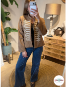 Chaqueta Napoleón Beige