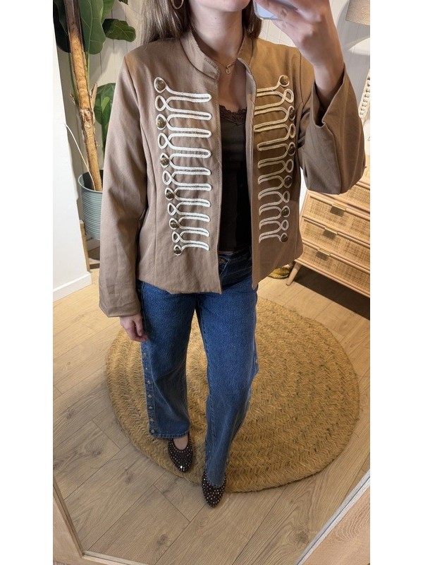 Chaqueta Napoleón Beige
