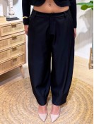 Pantalón Barrel Negro