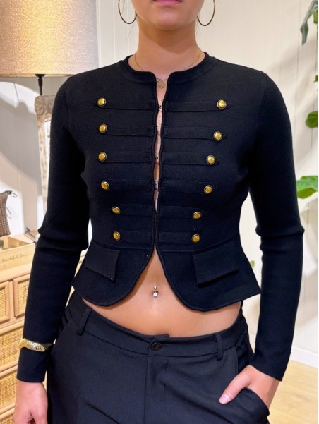 Chaqueta Punto Negra